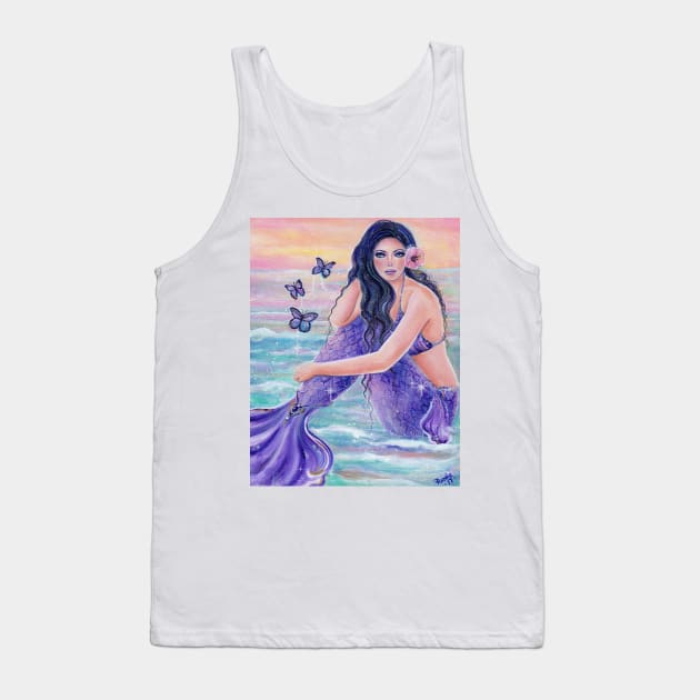 Maeva purple mermaid by Renee Lavoie Tank Top by ReneeLLavoie